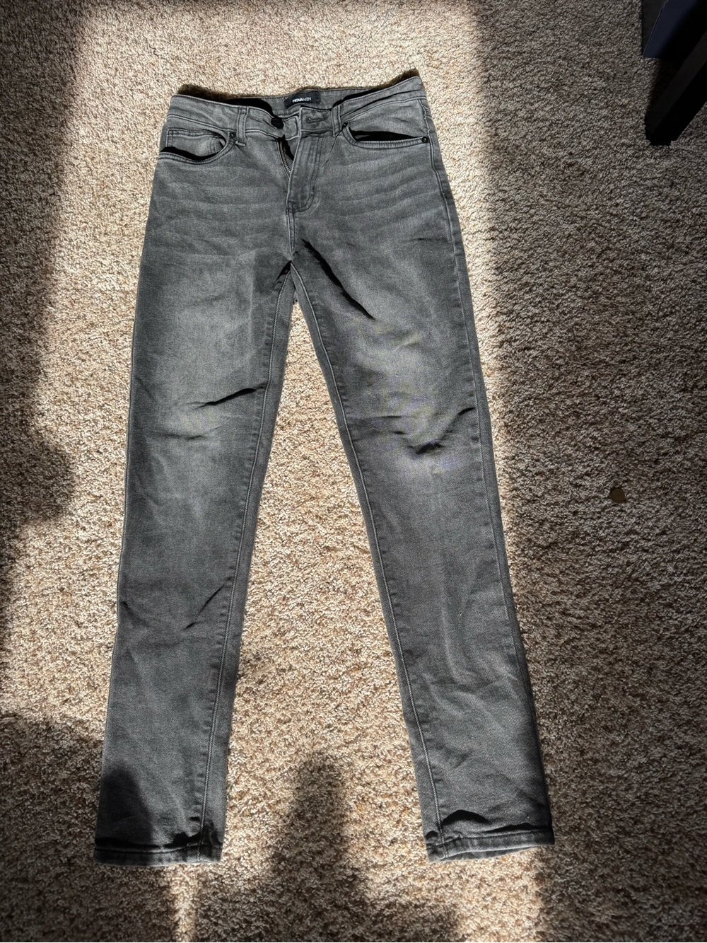 Fashion Nova Men's Skinny Jeans - Charcoal Gray